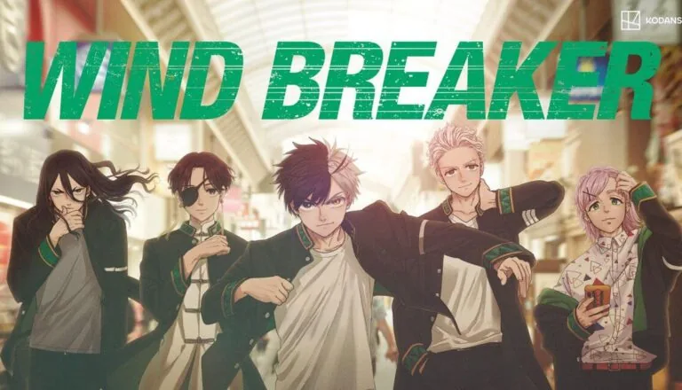 Горизонтальный постер 1 сезона аниме Ветролом